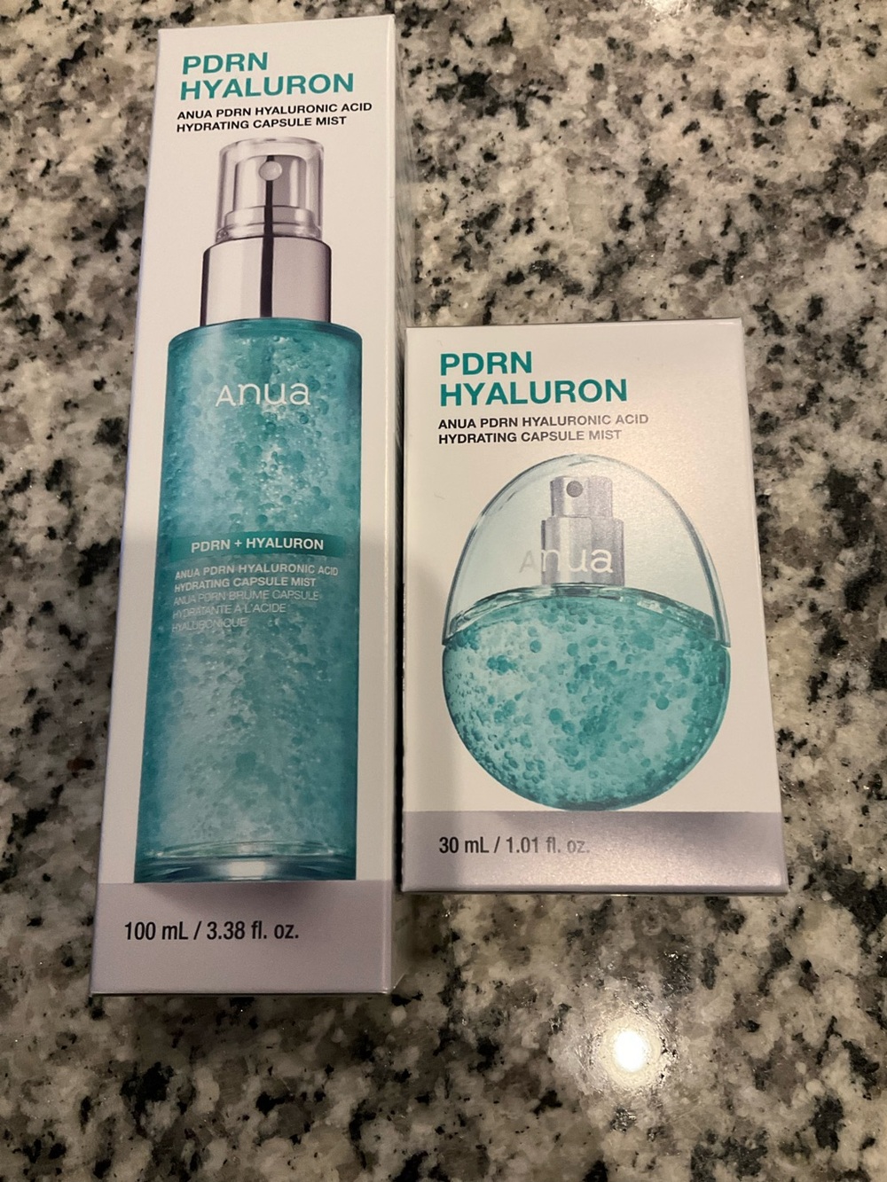 Anua PDRN Collagen Glow Facial Serum Spray 30ml, 100ml l Facial Mist NWT